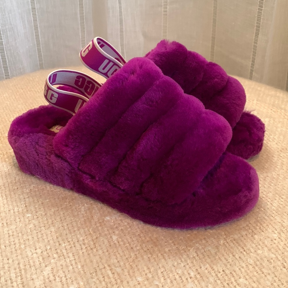 Ugg Fluff Yeah Berrylucious slippers